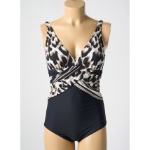 MIRADONNA - Maillot de bain 1 pièce noir en polyamide - Femme - Taille 46 - Modz
