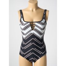 MIRADONNA - Maillot de bain 1 pièce noir en polyamide - Femme - Taille 40 - Modz