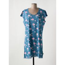ESKIMO - Chemise de nuit bleu en coton - Femme - Taille 40 - Modz