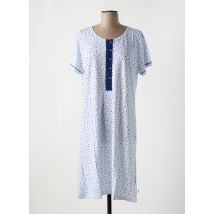 ESKIMO - Chemise de nuit bleu en coton - Femme - Taille 42 - Modz