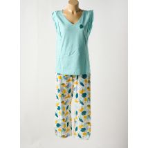 ESKIMO - Pyjama bleu en coton - Femme - Taille 40 - Modz