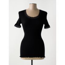 VITTORIA B - T-shirt noir en laine - Femme - Taille 42 - Modz