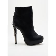 KS - Bottines/Boots noir en autre matiere - Femme - Taille 38 - Modz