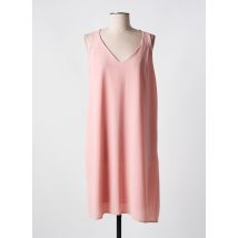 ROMEO POUR JULIETTE - Robe mi-longue rose en polyester - Femme - Taille 44 - Modz