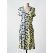 ROMEO POUR JULIETTE - Robe mi-longue jaune en polyester - Femme - Taille 38 - Modz