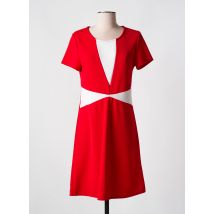 ROMEO POUR JULIETTE - Robe mi-longue rouge en polyester - Femme - Taille 40 - Modz