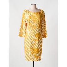 FOR HER PARIS - Robe mi-longue jaune en polyester - Femme - Taille 40 - Modz