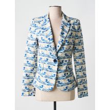 HIPPOCAMPE - Blazer bleu en polyester - Femme - Taille 36 - Modz