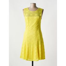 PARISIENNE - Robe mi-longue jaune en polyester - Femme - Taille 46 - Modz