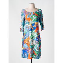 ROMEO POUR JULIETTE - Robe mi-longue bleu en polyester - Femme - Taille 38 - Modz
