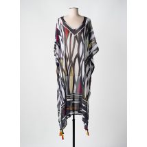 MIRADONNA - Robe de plage noir en polyester - Femme - Taille TU - Modz