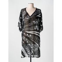 MIRADONNA - Robe de plage noir en polyester - Femme - Taille 36 - Modz