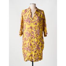 CYELL - Robe mi-longue jaune en viscose - Femme - Taille 36 - Modz