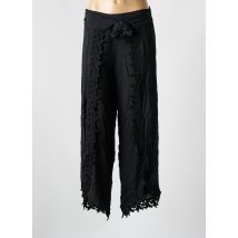MILONGA - Pantalon droit noir en viscose - Femme - Taille 38 - Modz