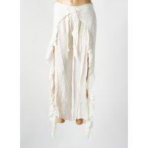 MILONGA - Pantalon 7/8 blanc en viscose - Femme - Taille 34 - Modz