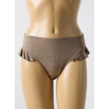 CYELL - Bas de maillot de bain marron en polyamide - Femme - Taille 40 - Modz