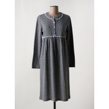 LOHE - Chemise de nuit gris en coton - Femme - Taille 36 - Modz
