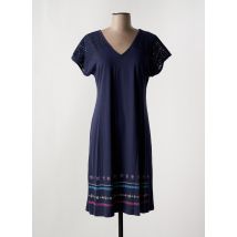 REOIC - Chemise de nuit bleu en coton - Femme - Taille 40 - Modz