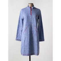 LOHE - Chemise de nuit bleu en coton - Femme - Taille 38 - Modz