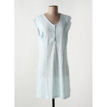 ESKIMO - Chemise de nuit bleu en coton - Femme - Taille 36 - Modz