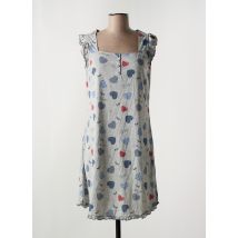 JULIA - Chemise de nuit gris en coton - Femme - Taille 36 - Modz