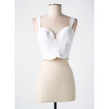 BARBARA - Corset blanc en polyamide - Femme - Taille 90B - Modz