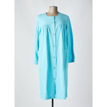 JULIE - Robe de chambre bleu en coton - Femme - Taille 36 - Modz