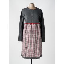 LINGELOR - Chemise de nuit gris en coton - Femme - Taille 44 - Modz