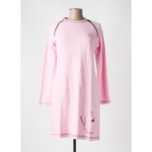 LOHE - Chemise de nuit rose en coton - Femme - Taille 40 - Modz