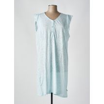 ESKIMO - Chemise de nuit bleu en coton - Femme - Taille 42 - Modz
