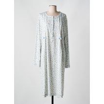 LOHE - Chemise de nuit blanc en coton - Femme - Taille 50 - Modz