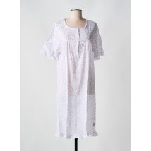 RAGNO - Chemise de nuit blanc en coton - Femme - Taille 52 - Modz