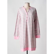 LOHE - Chemise de nuit rose en coton - Femme - Taille 44 - Modz