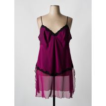 CHARMOSYNE - Nuisette/combinette violet en polyester - Femme - Taille 52 - Modz