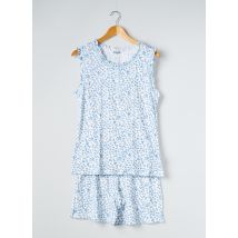 RAGNO - Pyjama bleu en coton - Femme - Taille 42 - Modz