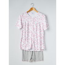 JULIE - Pyjama rose en coton - Femme - Taille 36 - Modz