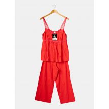NINA VON C - Pyjama rouge en coton - Femme - Taille 46 - Modz