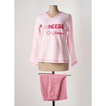 LOHE - Pyjama rose en coton - Femme - Taille 44 - Modz