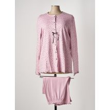 JULIE - Pyjama rose en coton - Femme - Taille 40 - Modz