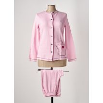 LOHE - Pyjama rose en coton - Femme - Taille 44 - Modz