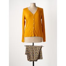 EIC-PI HAPPY PEOPLE - Pyjama jaune en viscose - Femme - Taille 40 - Modz