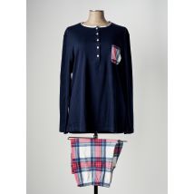 JULIE - Pyjama bleu en coton - Femme - Taille 42 - Modz
