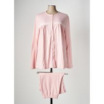 JULIE - Pyjama rose en coton - Femme - Taille 40 - Modz