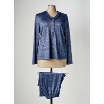 LOHE - Pyjama bleu en polyester - Femme - Taille 46 - Modz