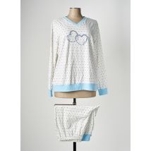 LOHE - Pyjama blanc en coton - Femme - Taille 46 - Modz