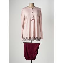 LINGELOR - Pyjama rose en viscose - Femme - Taille 50 - Modz