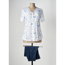 PRIMA ROSA - Pyjama bleu en coton - Femme - Taille 42 - Modz