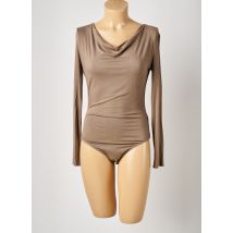 LE BOURGET - Body marron en elasthane - Femme - Taille 38 - Modz