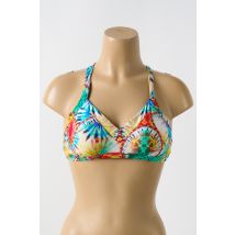 LULI FAMA - Haut de maillot de bain bleu en polyamide - Femme - Taille 38 - Modz