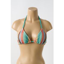 LULI FAMA - Haut de maillot de bain bleu en nylon - Femme - Taille 40 - Modz